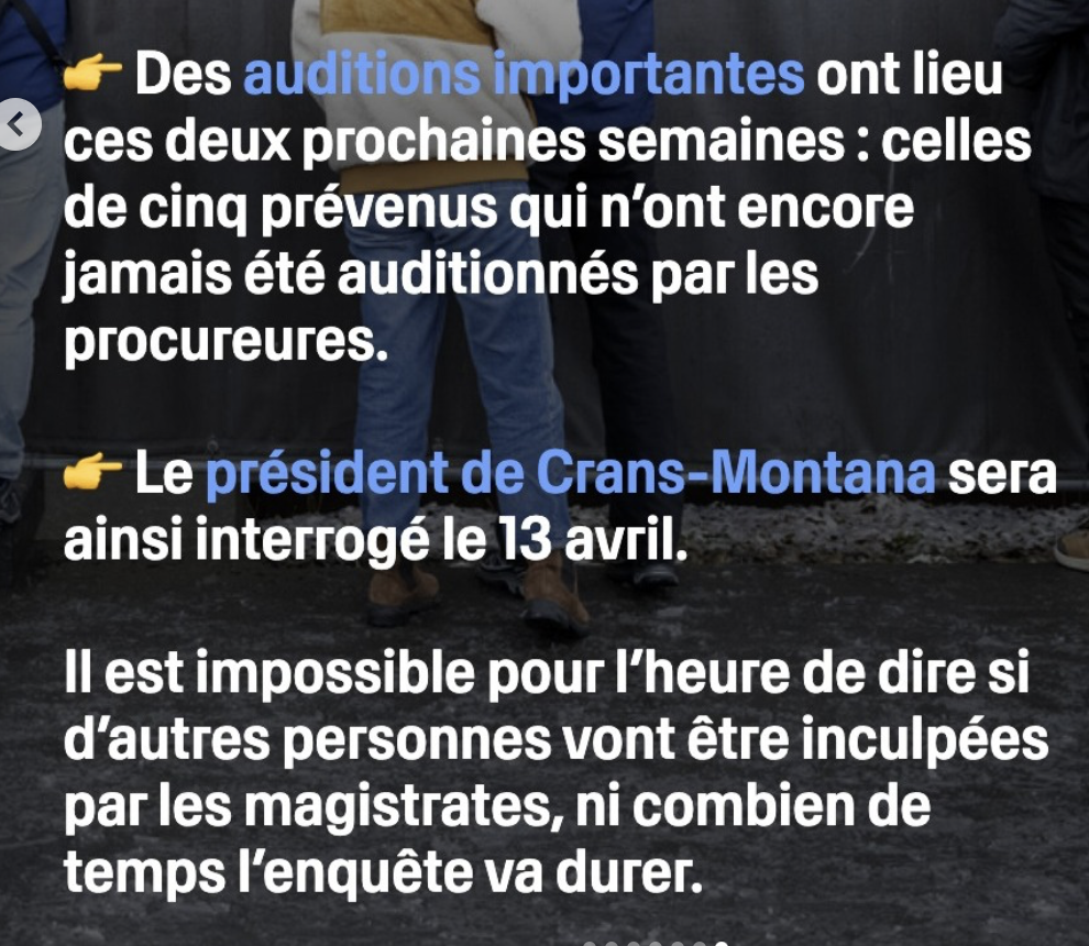 Inchiesta penale Crans-Montana @RTS